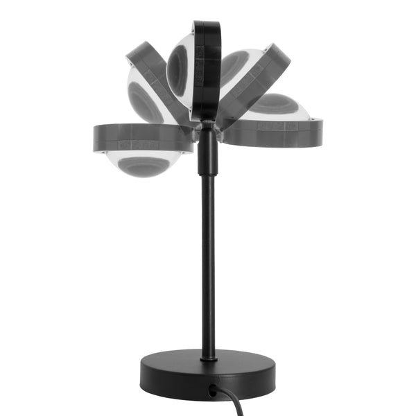 Lampa de masă minimă modernă brichetă de metal 12W DC 5V cu efecte speciale proiectoare de proiectare și cap de rotație 180 ° Sunset Sunset