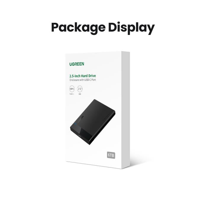 Boîtier de disque dur UGREEN US221 30847 USB 3.0 de 2,5 pouces