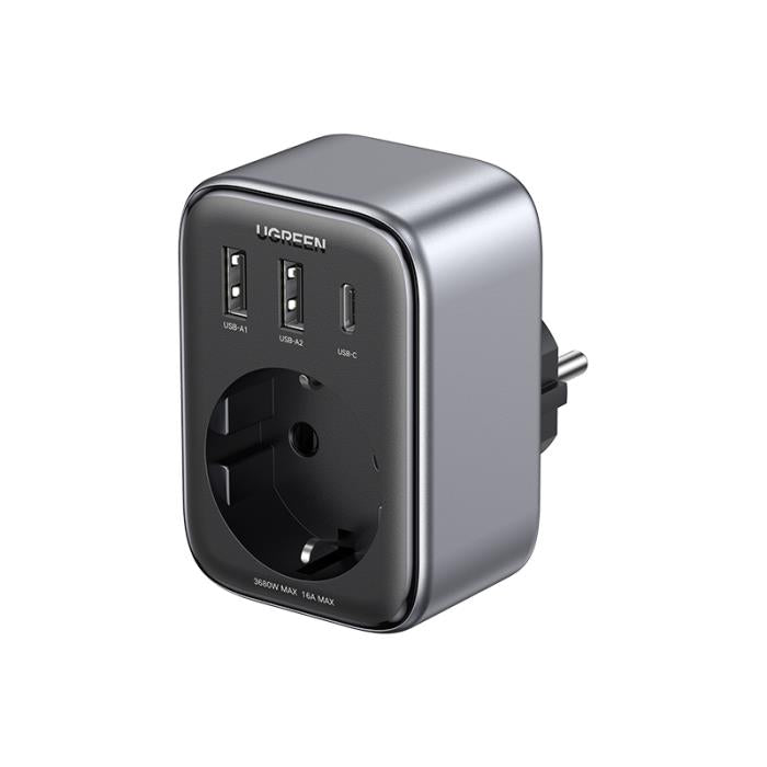 Multiprise de Sécurité UGREEN CD314 90613 avec 3 Ports de Charge GaN 30W