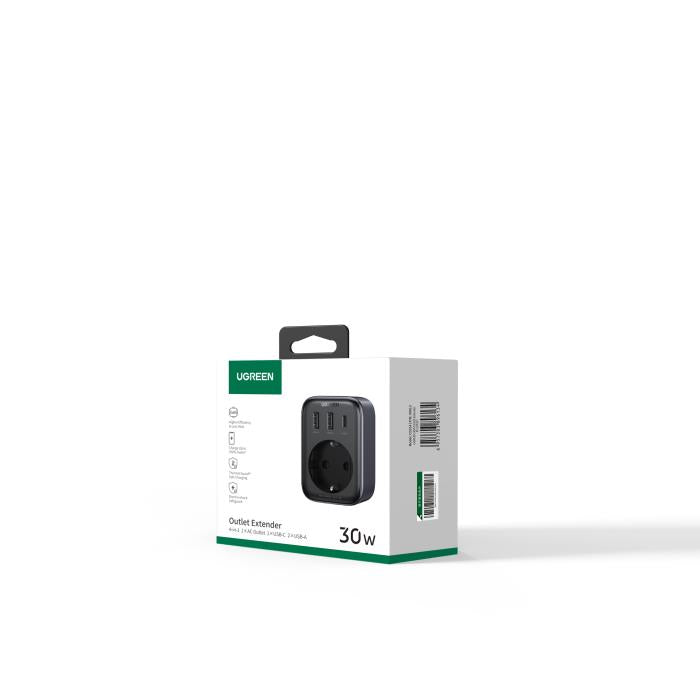 Multiprise de Sécurité UGREEN CD314 90613 avec 3 Ports de Charge GaN 30W