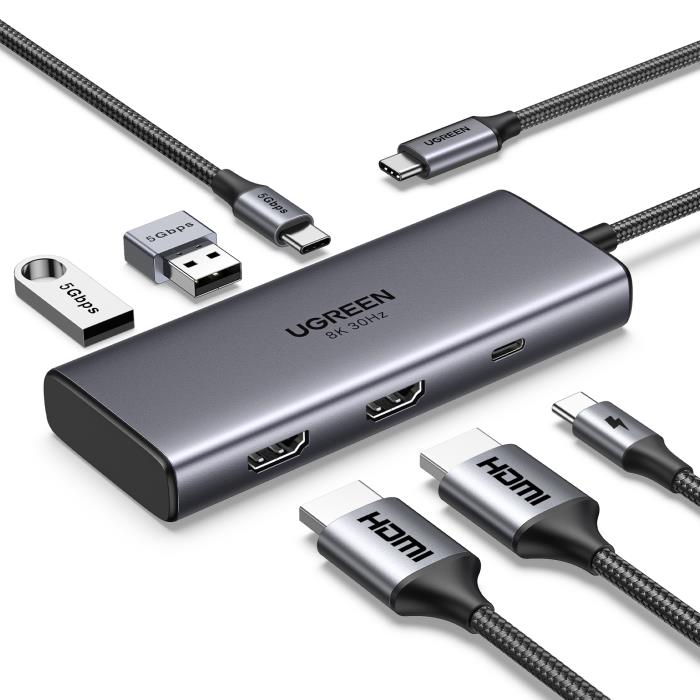 USB-C Docking Station 6-in-1 UGREEN CM498 15852