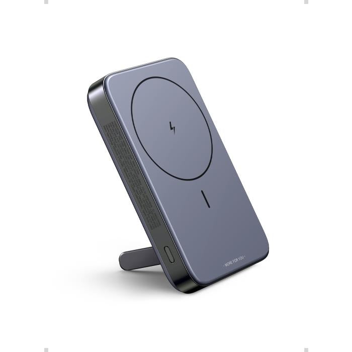 Power Bank 10000mAh PD 20W UGREEN PB206 15086, mit magnetischer kabelloser Ladefunktion, 2 Plätze Grau