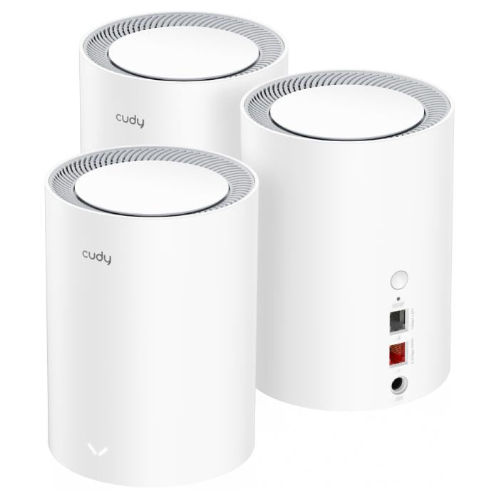 Mesh Cudy M3000 v2.0 Wi-Fi6 AX3000 White (3-Pack)