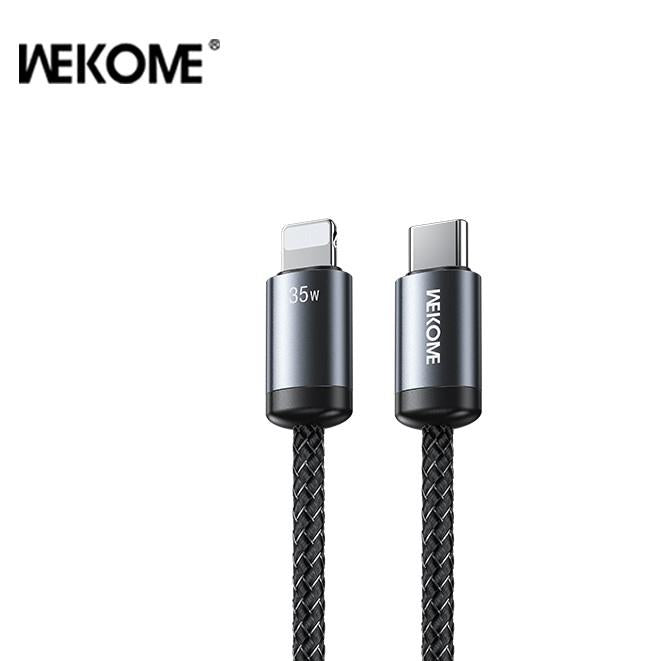 Καλώδιο Φόρτισης WK WDC-33 USB-C σε Lightning PD 35W 1m Μαύρο