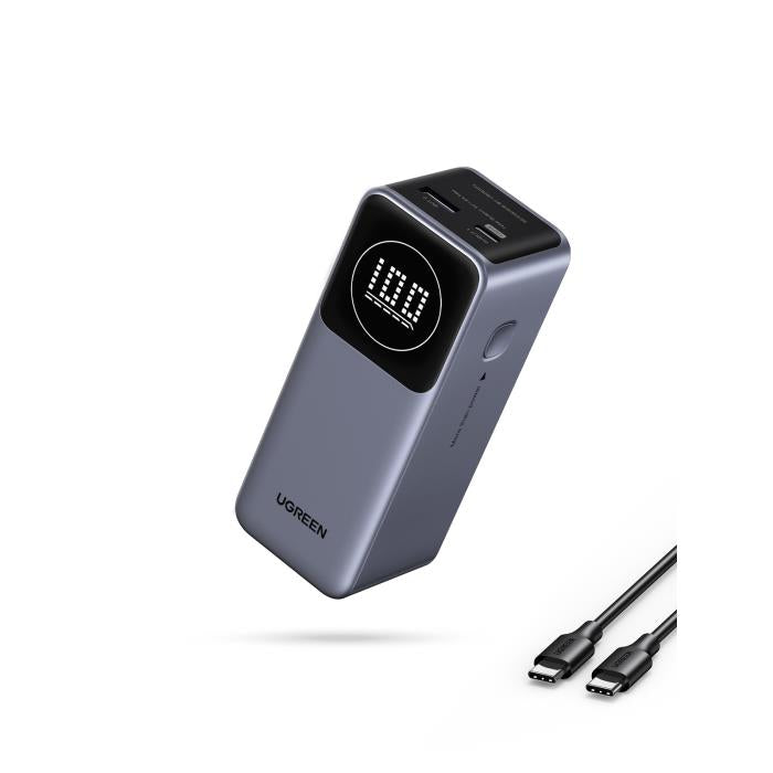 Power Bank 12000mAh PD 100W UGREEN PB724 35526B 3 Anschlüsse, mit 240W USB-C Kabel