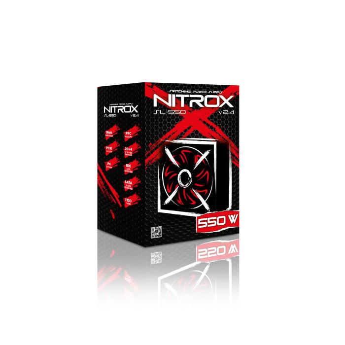 Τροφοδοτικό Υπολογιστή ATX Nitrox SL-550W v2.4