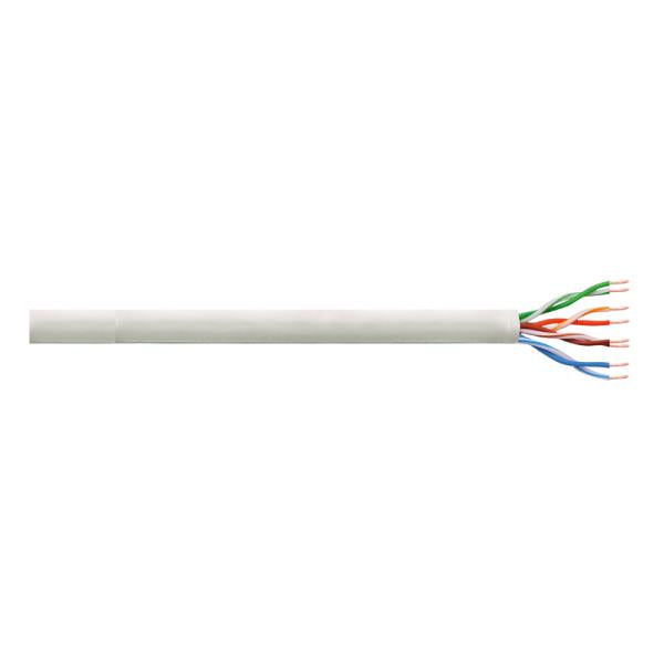 Câble réseau UTP CAT5 LogiLink CPV0020 305m Monobrin Gris