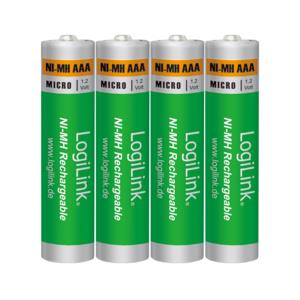 Wiederaufladbare AAA 1,2V LogiLink LR03RB4 Batterien (4 Stk.)