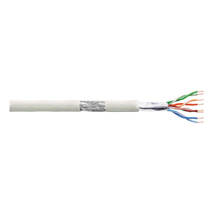 Câble réseau SF/UTP CAT5 LogiLink CPV007 100 m Gris