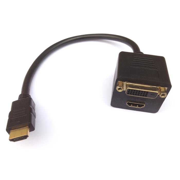 Commutateur HDMI vers HDMI et DVI Aculine AD-043