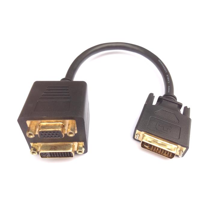 Répartiteur DVI vers VGA et DVI Aculine AD-041