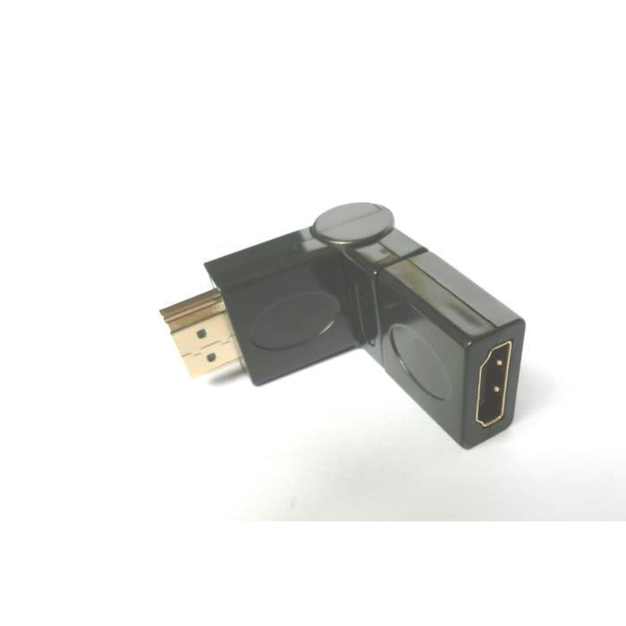 Adaptateur HDMI M/F 180 Degrés Aculine AD-037