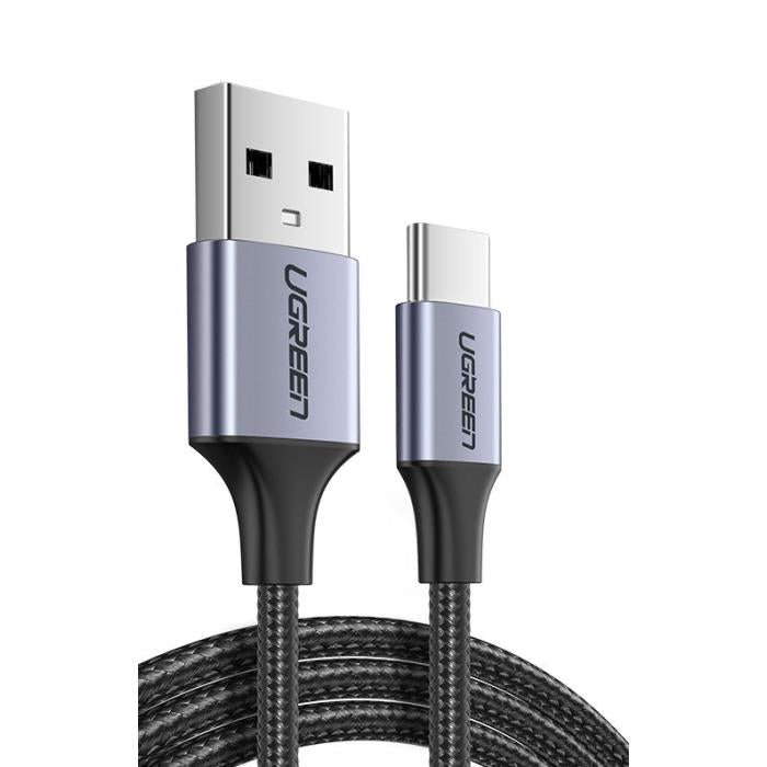 Καλώδιο Φόρτισης UGREEN US288 60126 USB σε USB-C 1m Μαυρό