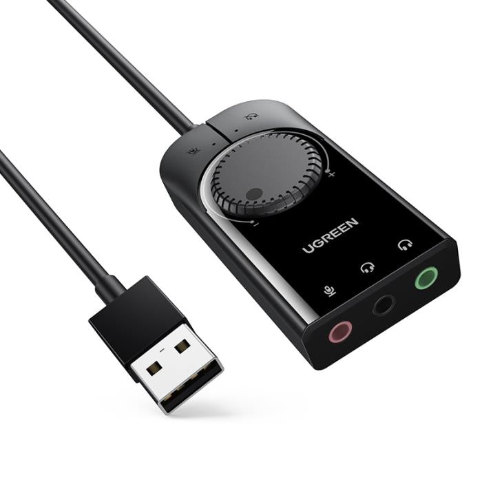 Κάρτα ήχου USB UGREEN CM129 40964 , με Ρυθμιστή Έντασης