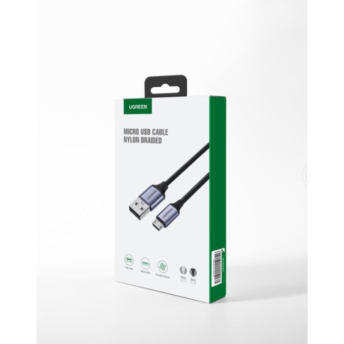 Καλώδιο Φόρτισης UGREEN US290 60148 USB σε Micro USB 2m Γκρι