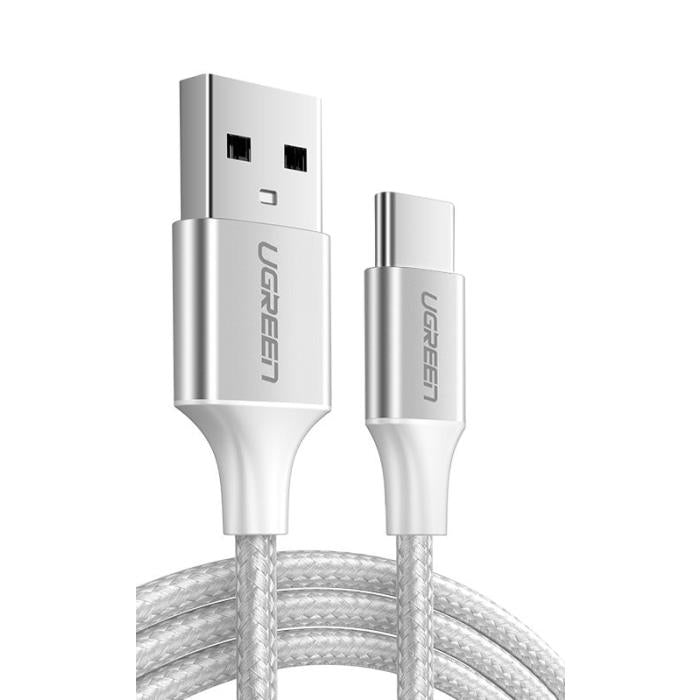 Καλώδιο Φόρτισης UGREEN US288 60409 USB σε USB-C 3m Ασημί