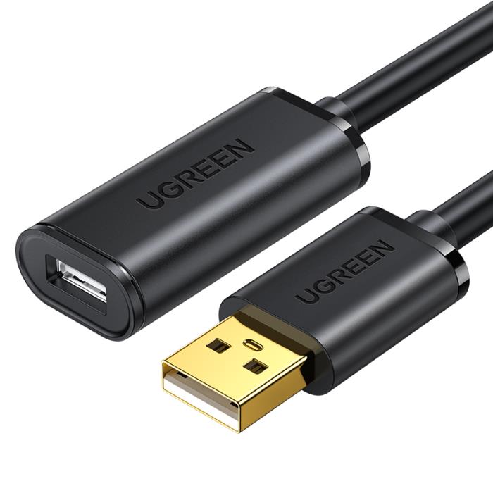 Καλώδιο USB 2.0 Repeater UGREEN US121 10321 10m Μαύρο