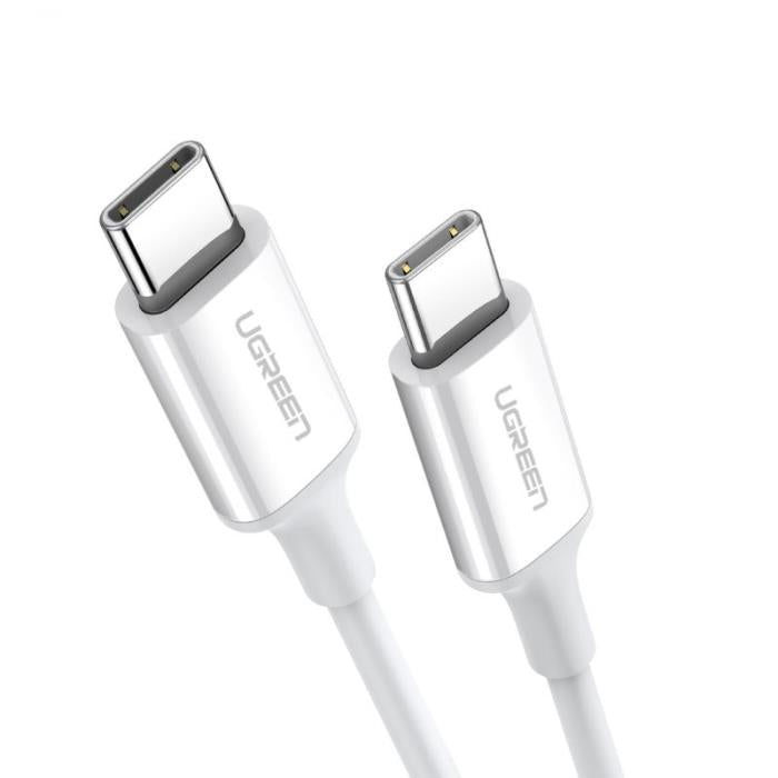 Καλώδιο Φόρτισης UGREEN US264 60518 USB-C σε USB-C PD 60W 1m Λευκό