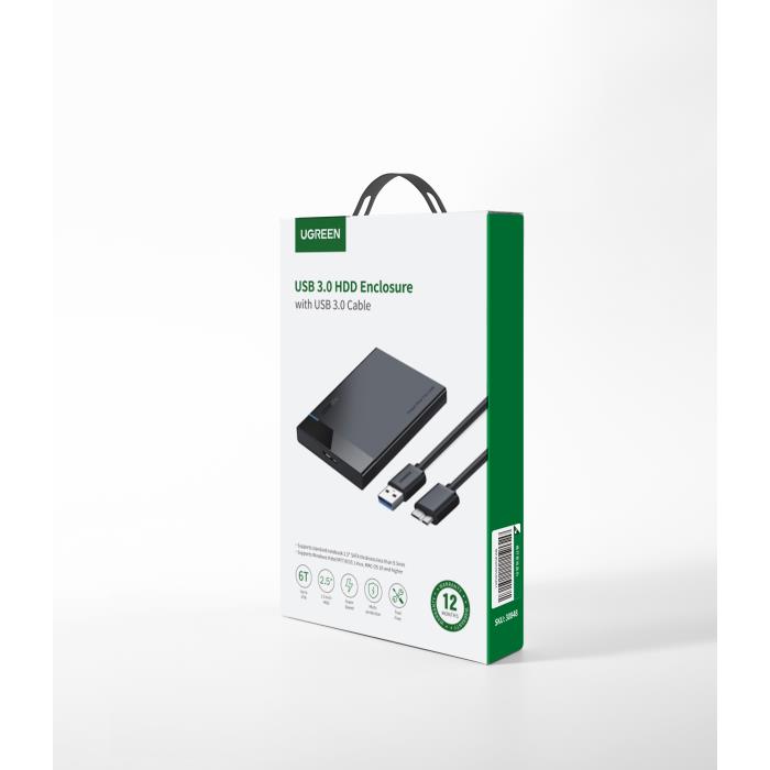 Θήκη HDD 2,5'' UGREEN US221 30848 USB 3.0