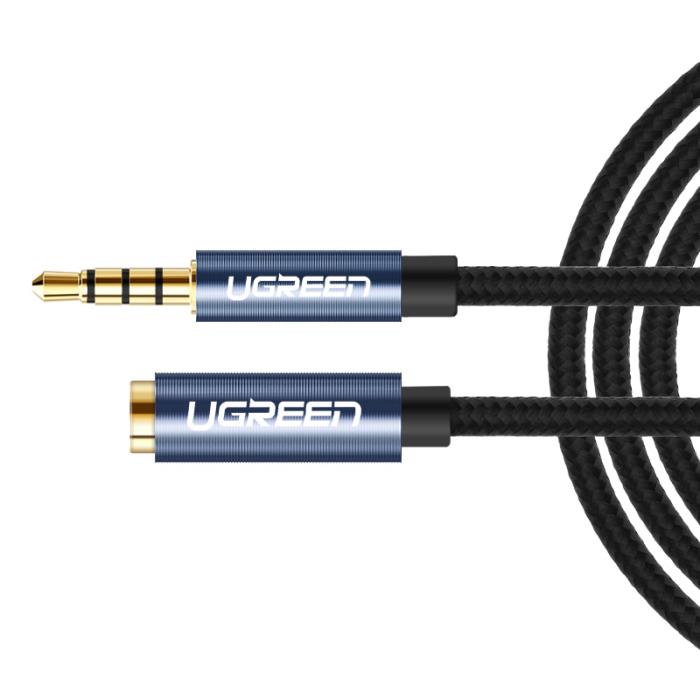 Καλώδιο Ήχου 3.5mm M/F UGREEN AV118 40675 2m Μαύρο
