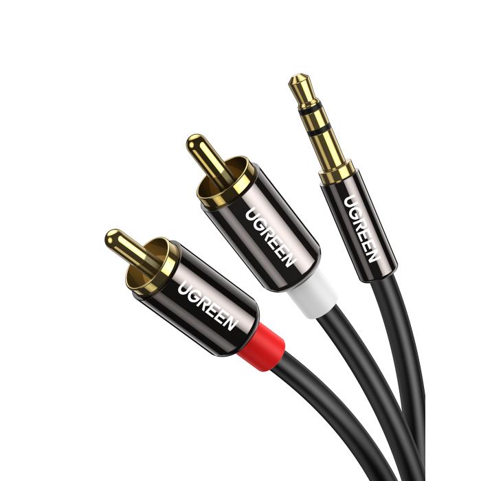 Καλώδιο Ήχου 3.5mm σε 2xRCA M/M UGREEN AV116 10548 2m Μαύρο