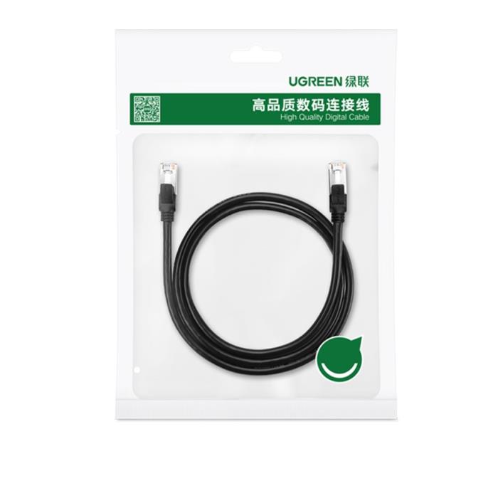 Καλώδιο Δικτύου UTP CAT6 UGREEN NW101 50186 3m Flat Pure Copper Μαύρο
