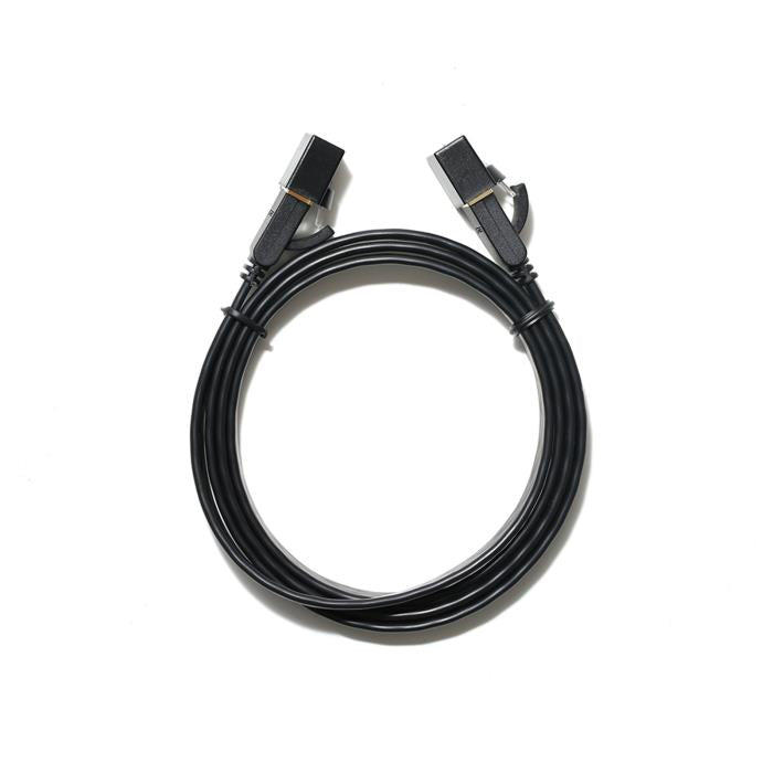 Καλώδιο Δικτύου U/FTP CAT7 UGREEN NW106 11260 1m Flat Pure Copper Μαύρο