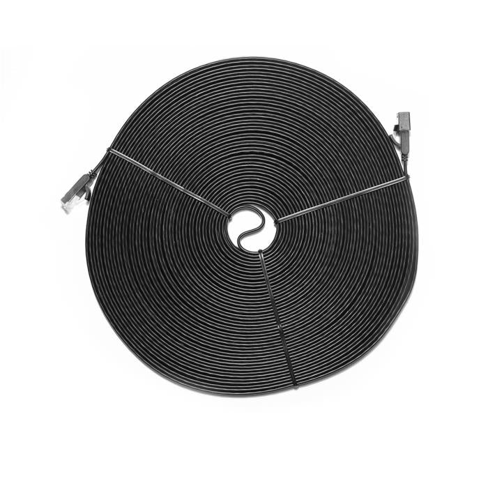 Netzwerkkabel U/FTP CAT7 UGREEN NW106 11267 20m Flach Reinkupfer Schwarz