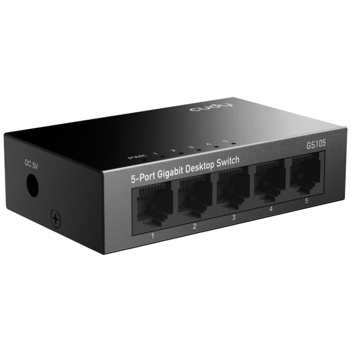 Switch 5 Θέσεων Cudy GS105 Gigabit Μεταλλικό