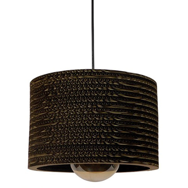 GLOBOSTAR® SANTORINI 01290 Boho Κρεμαστό Φωτιστικό Οροφής με Ντουί 1 x E27 AC 220-240V IP20 - Καφέ - Μ30 x Π30 x Y20cm