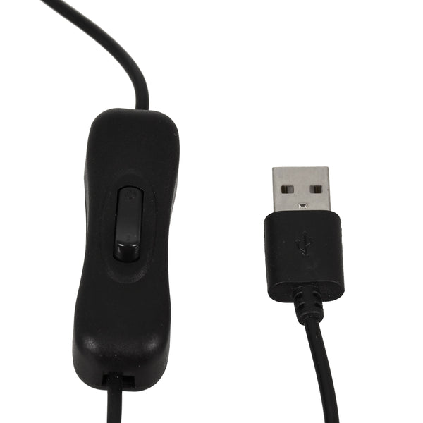 Antler 01441 Oficiul de masă la modă LED USB DC 5V Single Metallic Negru cu apă din lemn alb 3000k φ19 X M19 X π19 X Y23CM