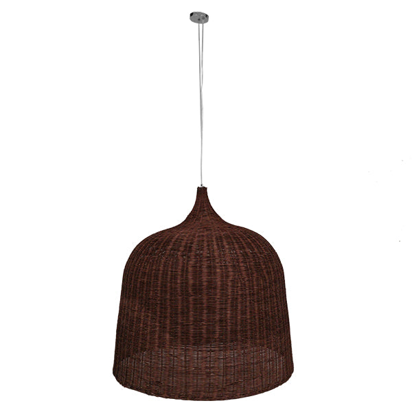 GLOBOSTAR® BAHAMAS 01569 Boho Κρεμαστό Φωτιστικό Οροφής με Ντουί 1 x E27 AC 220-240V IP20 - Καφέ - Μ90 x Π90 x Y90cm