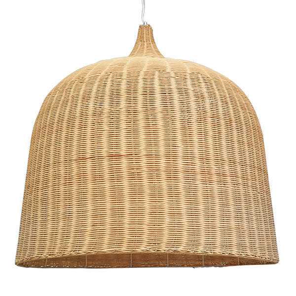 GLOBOSTAR® BAHAMAS 01570 Boho Κρεμαστό Φωτιστικό Οροφής με Ντουί 1 x E27 AC 220-240V IP20 - Μπεζ - Μ90 x Π90 x Y70cm