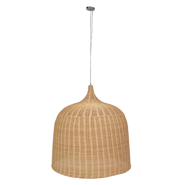 GLOBOSTAR® BAHAMAS 01570 Boho Κρεμαστό Φωτιστικό Οροφής με Ντουί 1 x E27 AC 220-240V IP20 - Μπεζ - Μ90 x Π90 x Y70cm