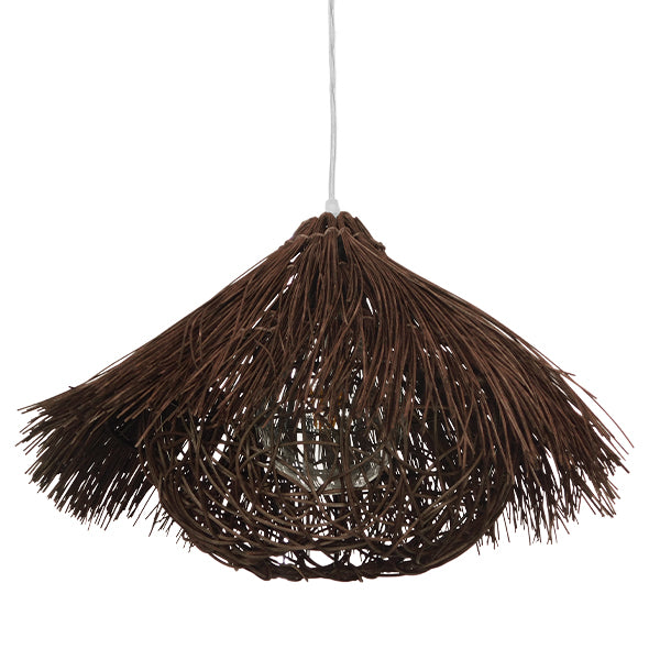 CHEOPE 01600 Boho Κρεμαστό Φωτιστικό Οροφής με Ντουί 1 x E27  IP20 - Καφέ - Μ50 x Π50 x Y30cm
