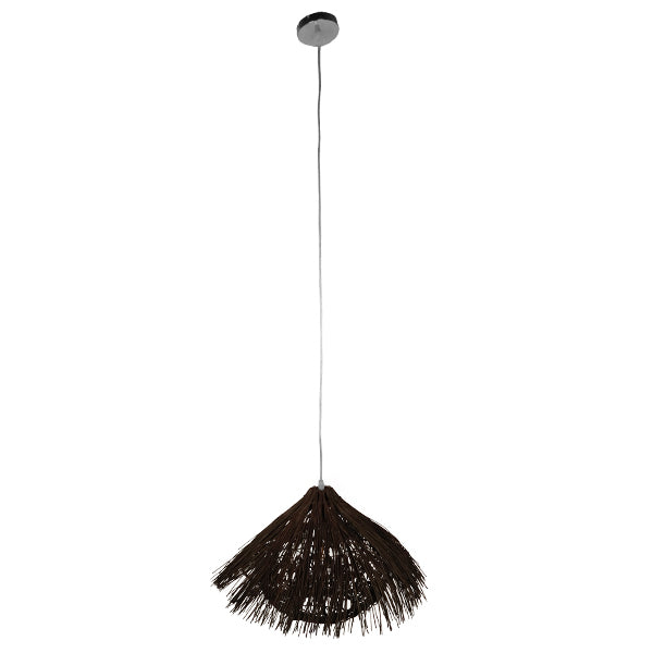 CHEOPE 01600 Boho Κρεμαστό Φωτιστικό Οροφής με Ντουί 1 x E27  IP20 - Καφέ - Μ50 x Π50 x Y30cm