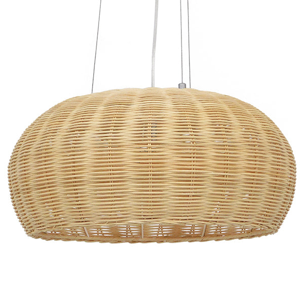 DE LA MER 01624 Boho Κρεμαστό Φωτιστικό Οροφής με Ντουί 3 x E27  IP20 - Μπεζ - Μ45 x Π45 x Υ24cm