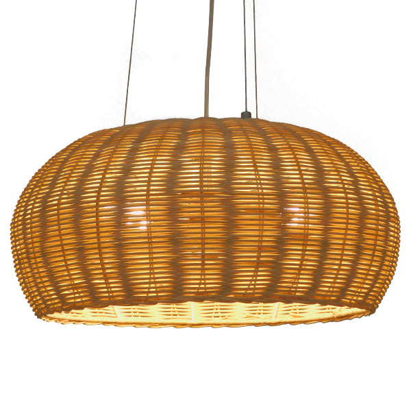 DE LA MER 01624 Boho Κρεμαστό Φωτιστικό Οροφής με Ντουί 3 x E27  IP20 - Μπεζ - Μ45 x Π45 x Υ24cm
