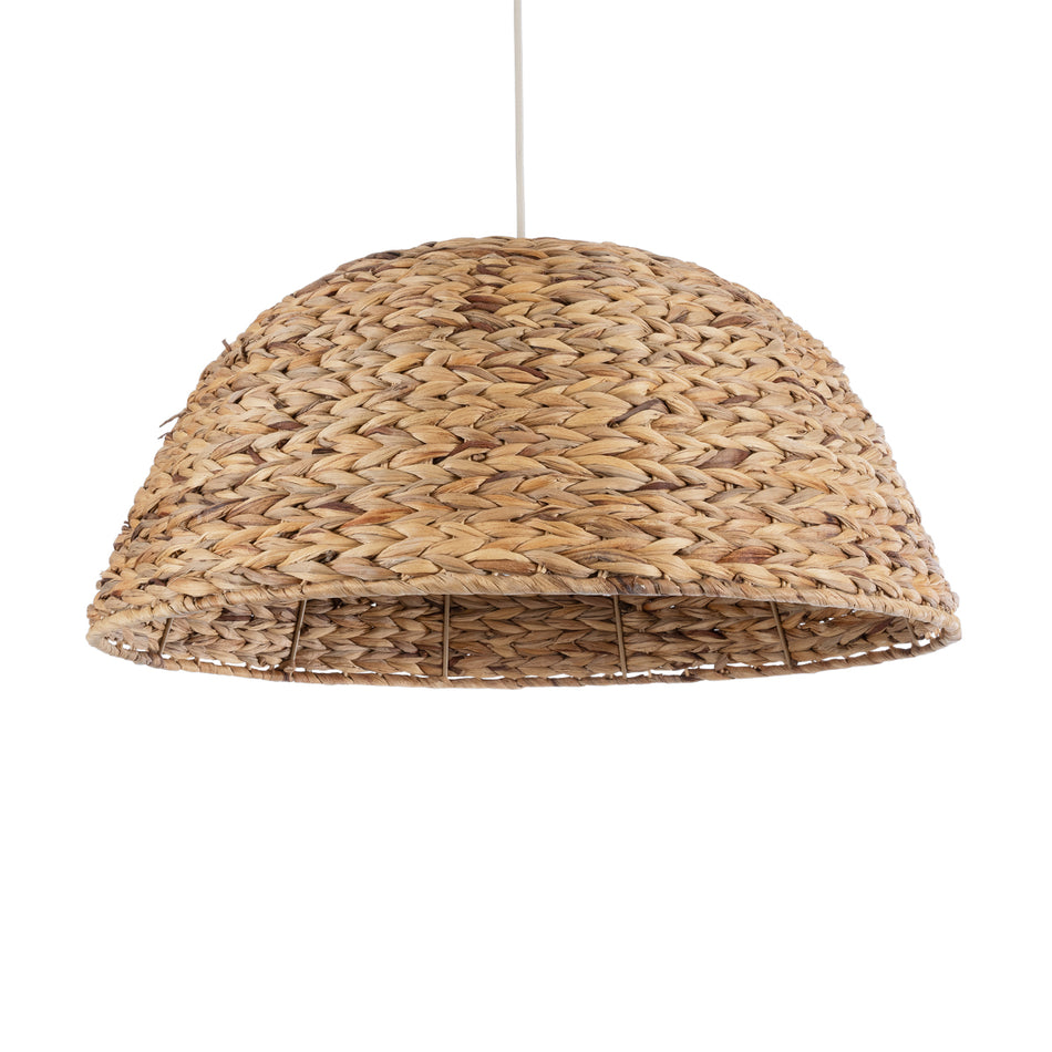 GLOBOSTAR® MANGATA 01847 Boho Κρεμαστό Φωτιστικό Οροφής με Ντουί 1 x E27 AC 220-240V IP20 - Μπεζ - Μ60 x Π60 x Υ28cm