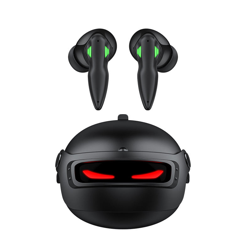 Écouteurs mains libres Bluetooth intra-auriculaires Recci REP-W48 avec boîtier de charge noir