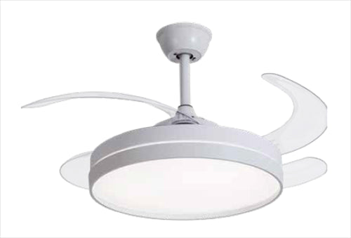 Ανεμιστήρας οροφής Minuano Nuovo με φως LED 60W επιλογή χρώματος φωτός και αναδιπλούμενα πτερύγια