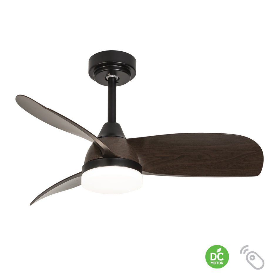 ODA Ανεμιστήρας οροφής DC 30W με LED φως 18W και τηλεχειριστήριο για επιλογή χρώματος φωτισμού