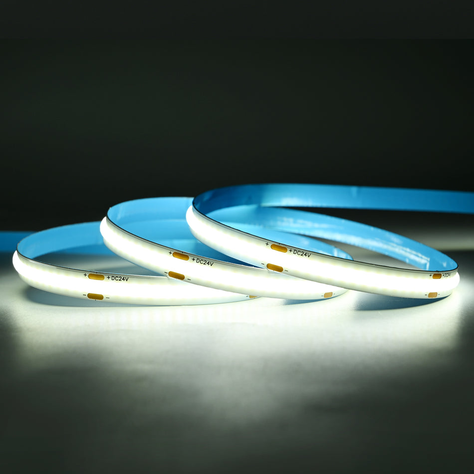 EuroSpot Led Ταινία DC:24V COB IP20 15W/M 100lm/W 5700K 5m Ψυχρό Λευκό