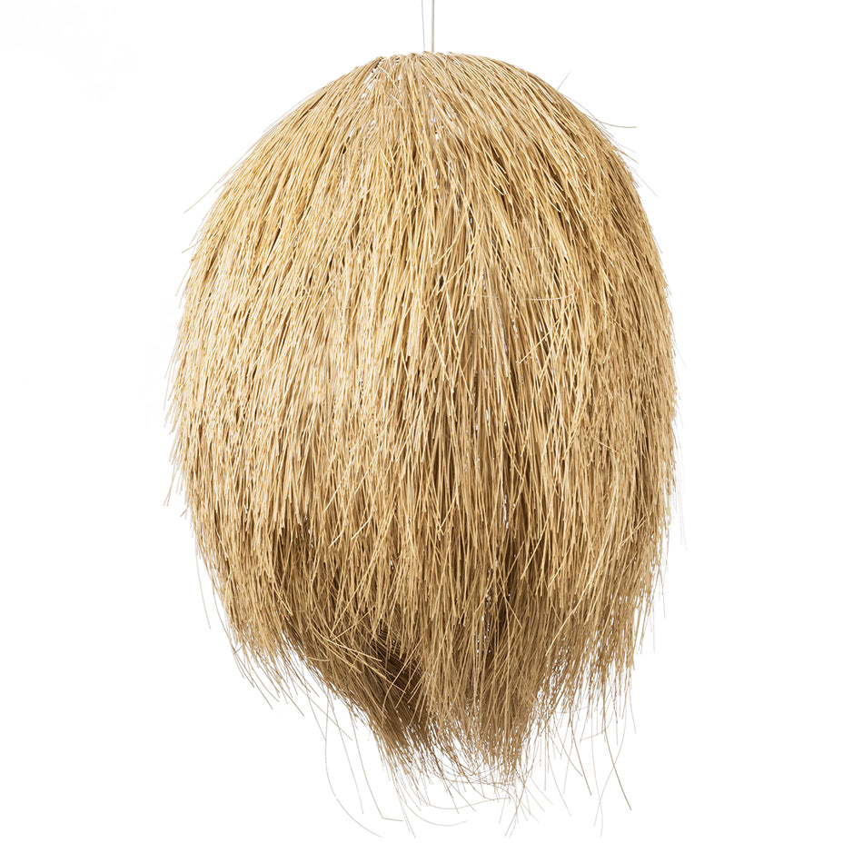 GLOBOSTAR® ARCHIPELAGO 02067 Boho Κρεμαστό Φωτιστικό Οροφής με Ντουί 1 x E27 AC 220-240V IP20 - Μπεζ - Μ100 x Π100 x Υ120cm