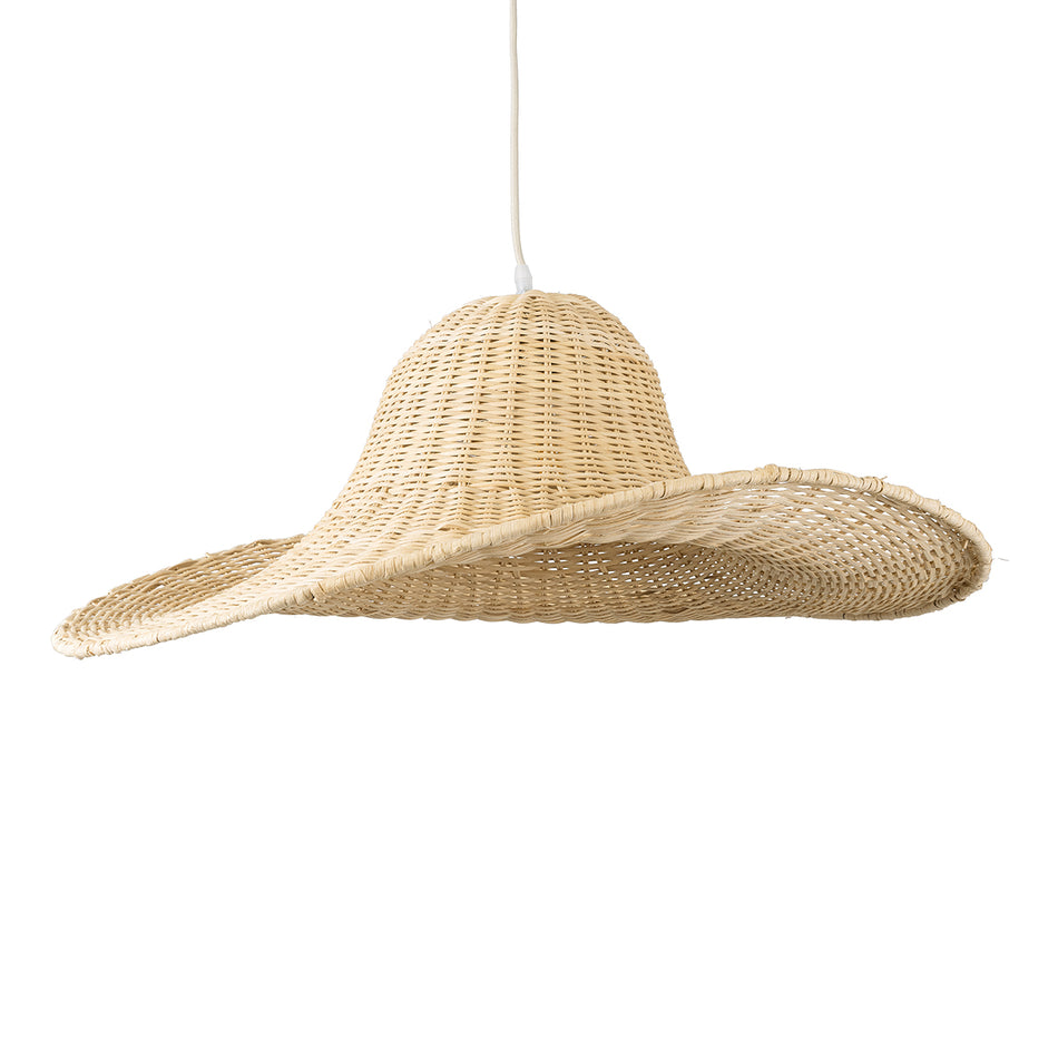 GLOBOSTAR® ESPARGOS 02214 Boho Κρεμαστό Φωτιστικό Οροφής με Ντουί 1 x E27 AC 220-240V IP20 - Μπεζ - Μ70 x Π70 x Υ35cm