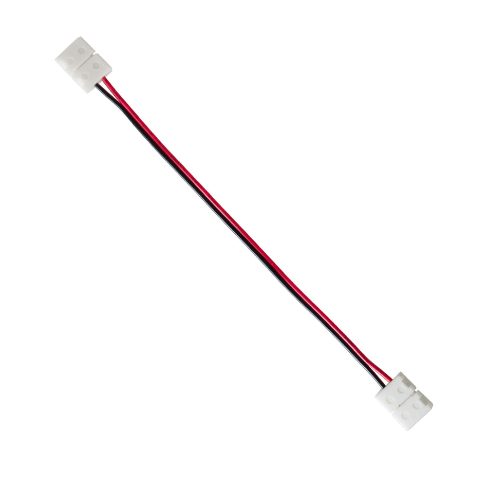 STRIPCON 70728 Ταχυσύνδεσμος για Μονόχρωμη Ταινία LED 8mm σε 8mm Σύνδεσμο IP20 - Λευκό - Μ16 x Π1.2 x Υ0.3cm