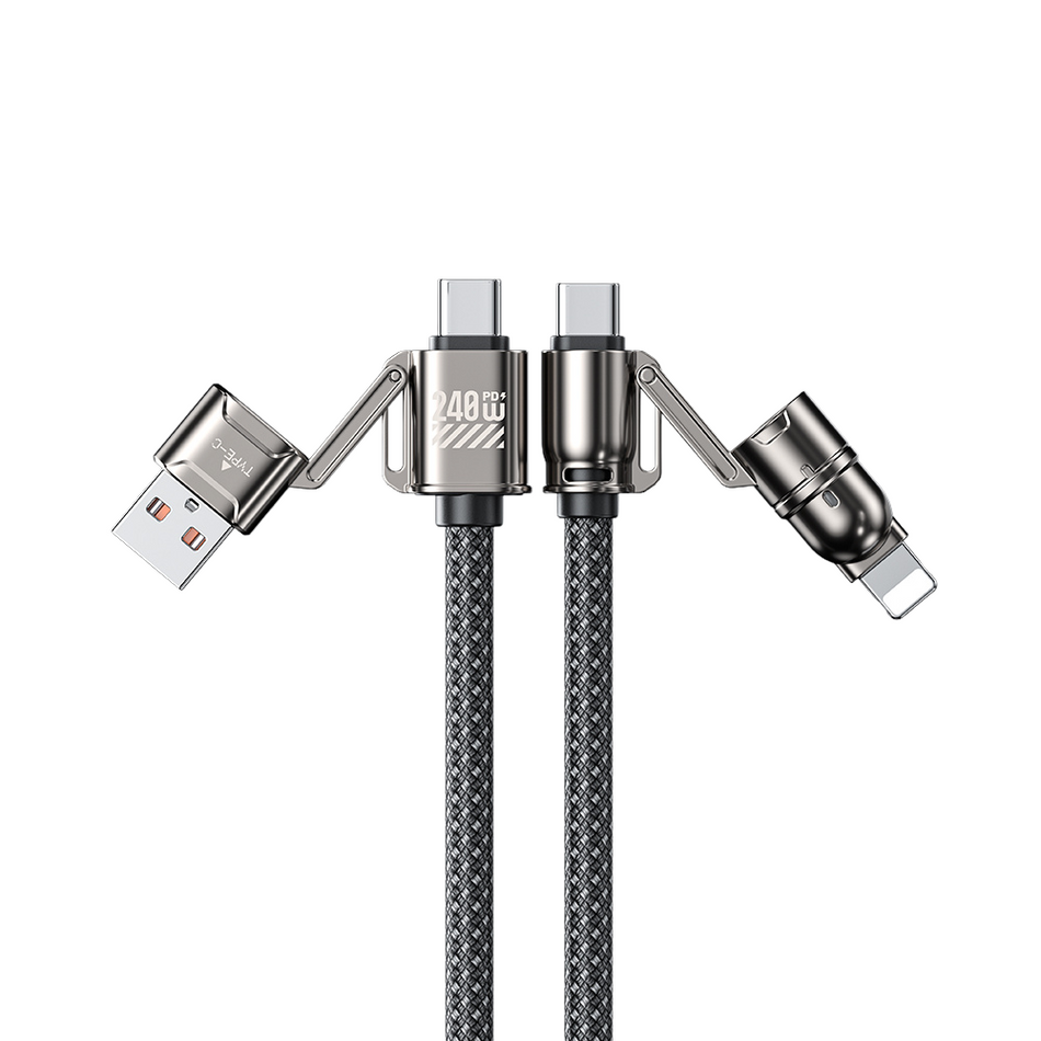 Ladekabel WK WDC-50 4-in-1 PD 240W 1m Grau