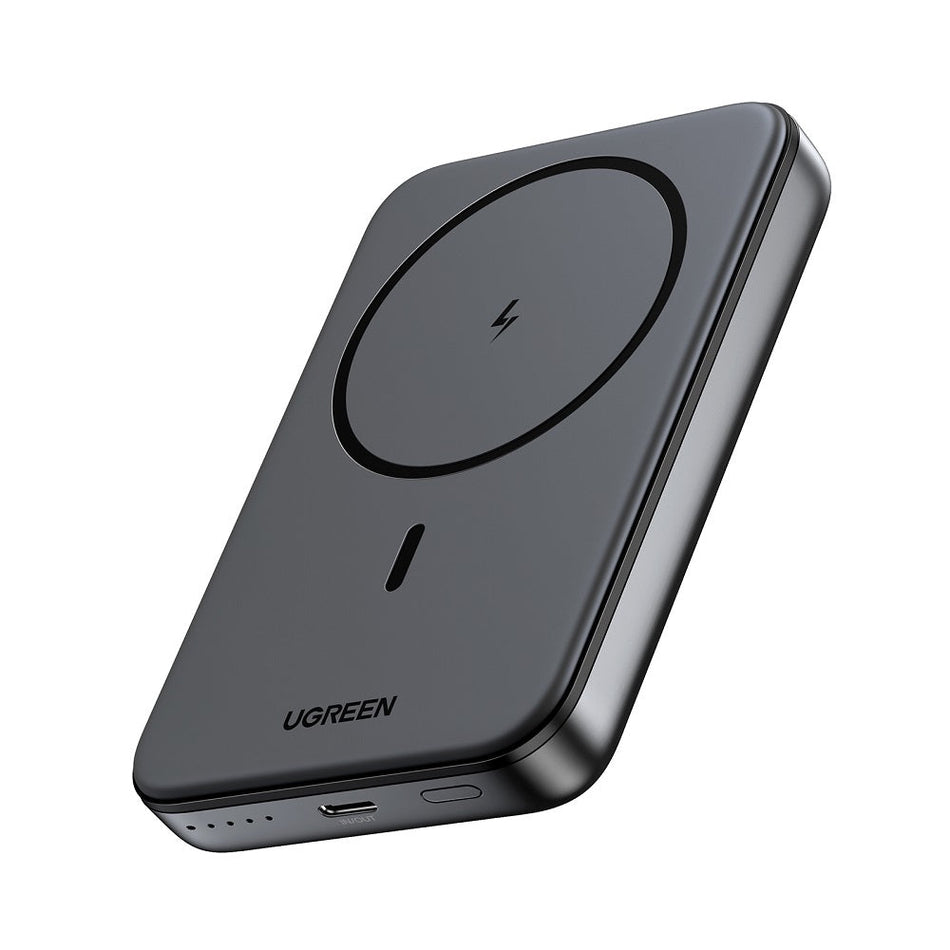 Powerbank 10000mAh PD 20W UGREEN PB561 25919, mit magnetischer kabelloser Ladefunktion, 1 Port, Schwarz