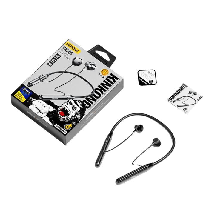 Nackenband-Kopfhörer BT WK WG-05 Schwarz