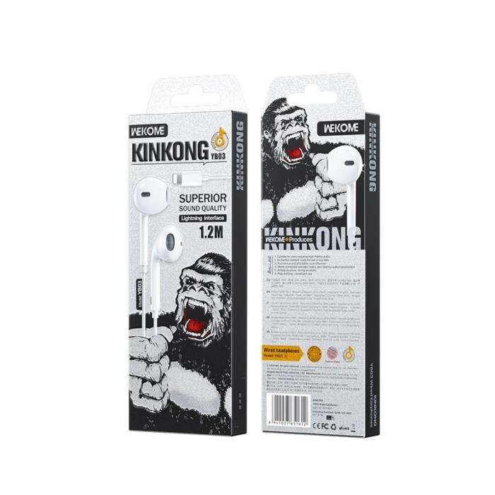 Lightning Kopfhörer WK YB03 Weiß